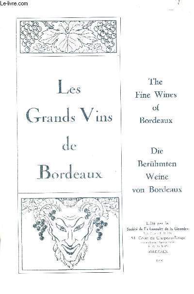LES GRANDS VINS DE BORDEAUX