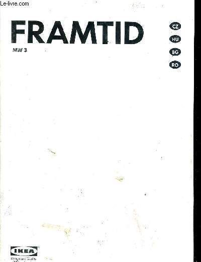 FRAMTID - MW3 - LIVRE EN TCHEQUE - HONGROIS - BULGARE - ROUMAIN - MODE D'EMPLOI