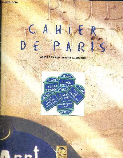 CAHIER DE PARIS