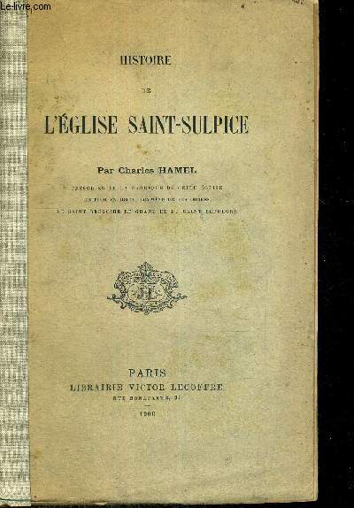 HISTOIRE DE L'EGLISE SAINT-SULPICE