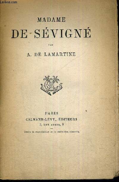 MADAME DE SEVIGNE