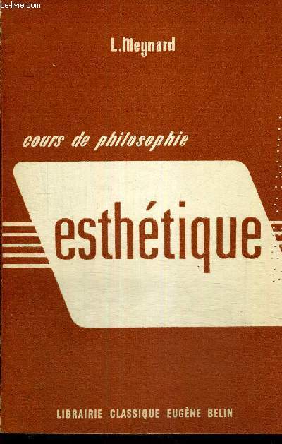 ESTHETIQUE - COURS DE PHILOSOPHIE