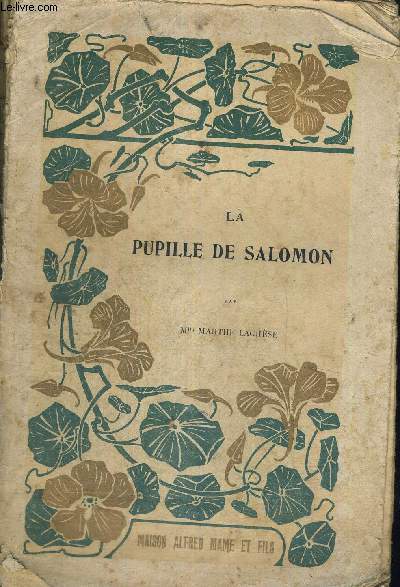 LA PUPILLE DE SALOMON - NOUVELLE EDITION