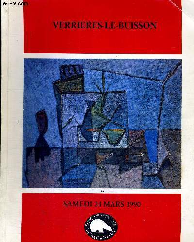 TABLEAUX MODERNES - VERRIERES LE BUISSON - SAMEDI 24 MARS 1990 A 20H15