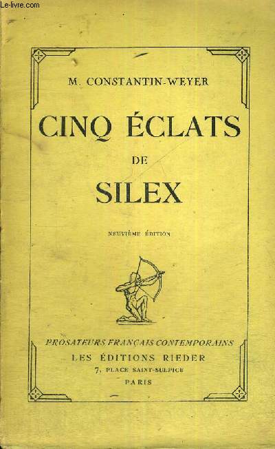 CINQ ECLATS DE SILEX