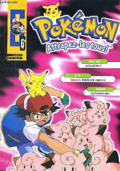POKEMON - N6 - ATTRAPEZ LES TOUS - INFOS-JEU - BD - SPECIAL