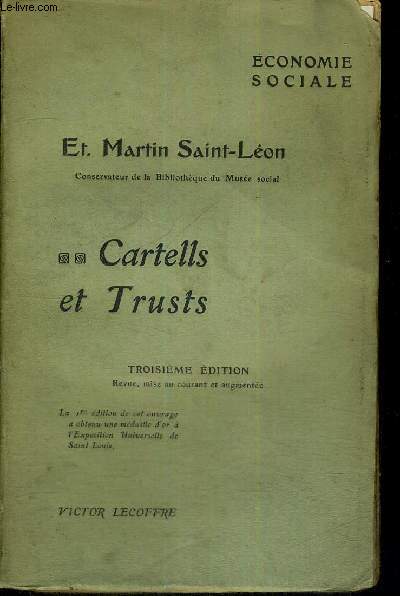 CARTELLS ET TRUSTS - 3E EDITION