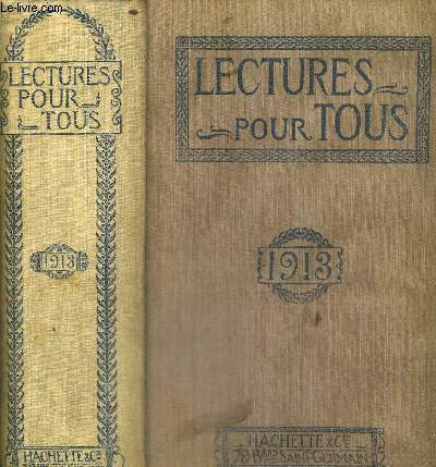 LECTURES POUR TOUS - 1913