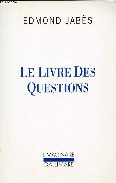 LE LIVRE DES QUESTIONS / 197