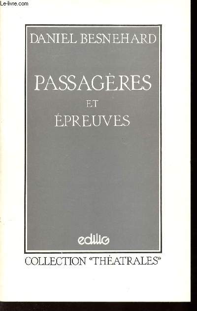 PASSAGERES ET EPREUVES