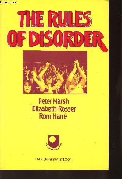 THE RULES OF DISORDER
