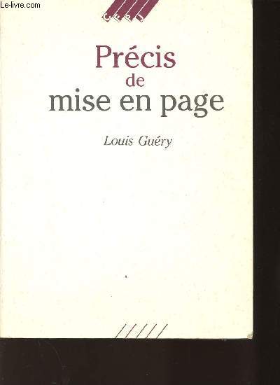PRECIS DE MISE EN PAGE - N10.