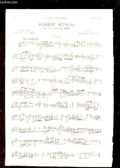 4 PARTITIONS : LA PROCESSION ( pice pour piano / supplment musical n2784 de L'ILLUSTRATION 4 juillet 1896