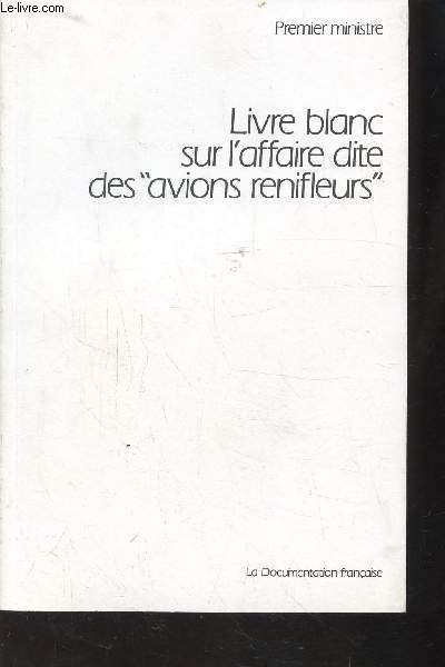 LIVRE BLANC SUR L'AFFAIRE DITE DES 