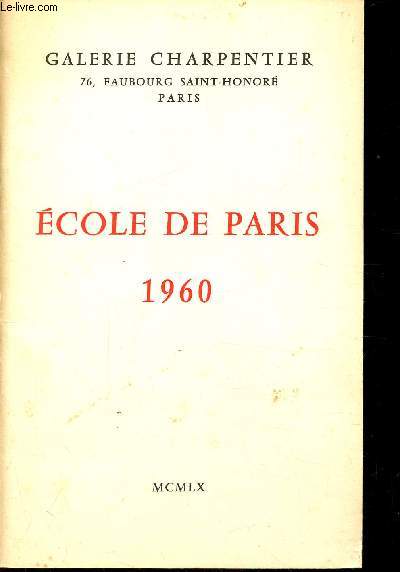 CATALOGUE : ECOLE DE PARIS - 1960