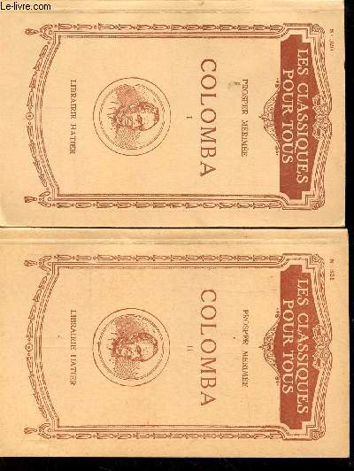 COLOMBA - EN 2 VOLUMES (TOMES I et II) / N320 DE LA COLLECTION 