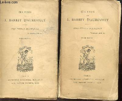 UN VIEILLE MAITRESSE - EN 2 VOLUMES (TOMES 1 + 2  / OEUVRES COMPLETES DE J. BARBEY D'AUREVILLY