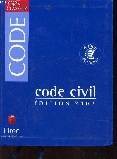 CODE CIVIL EDITION 2002