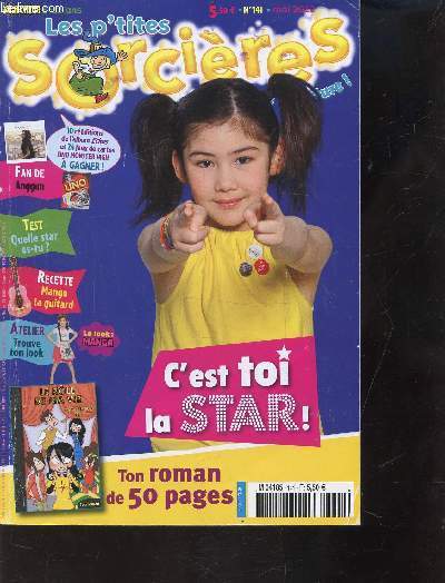 N141 - MAI 2012 - LES P'TITES SORCIERES - NOUS ON AIME LA LECTURE - Recette, Brico, Atelier, Test, Help, animaux, les enqutes de violette, ton roman, fan de , courrier...