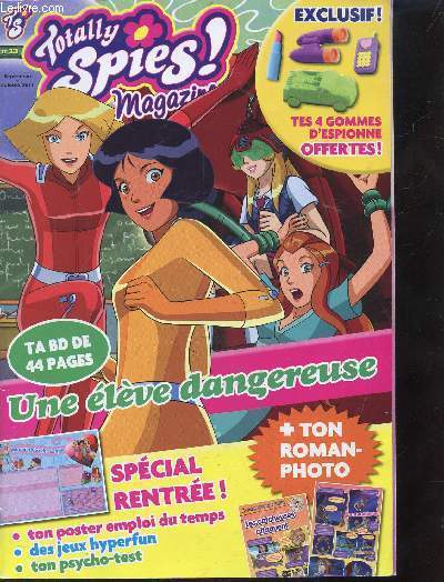 TOTALLY SPIES - MAGAZINE SEPTEMBRE-OCTOBRE 2011 N33