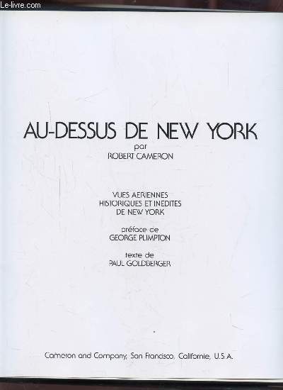 AU-DESSUS DE NEW-YORK