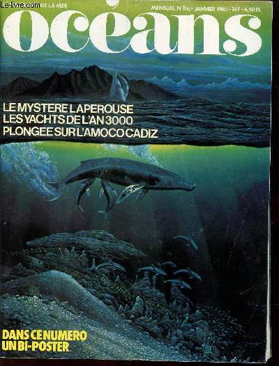 ALBUM OCEANS - ANNEE 1983 - ATTENTION VENDUS SANS LES BI-POSTERS