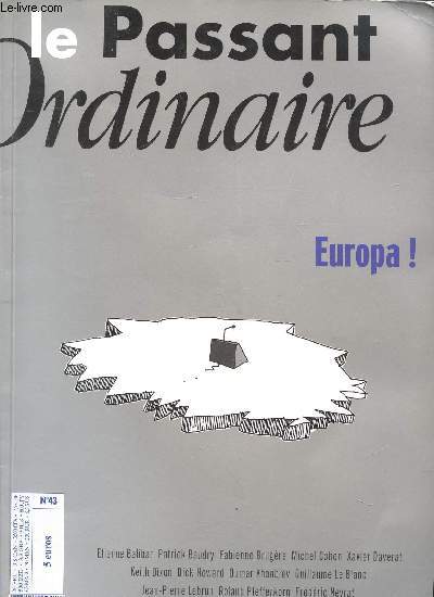 LE PASSANT ORDINAIRE N 43 MARS 2003 -EUROPA