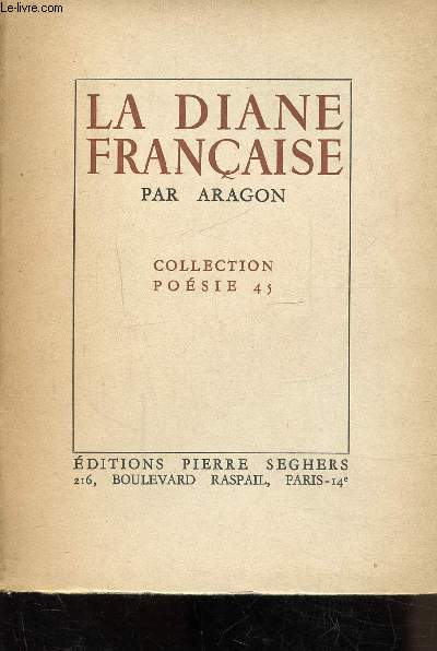 LA DIANE FRANCAISE - COLLECTION POESIE 45