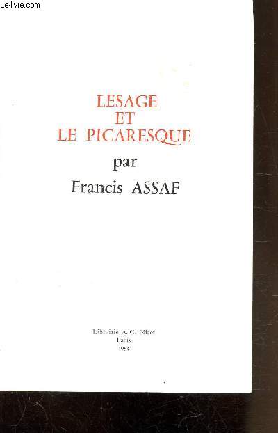 LESAGE ET LE PICARESQUE