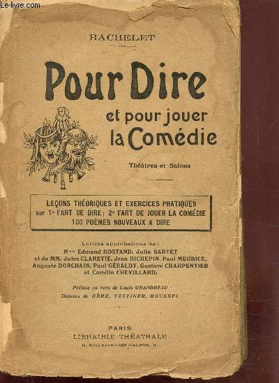 POUR DIRE ET POUR JOUER LA COMEDIE