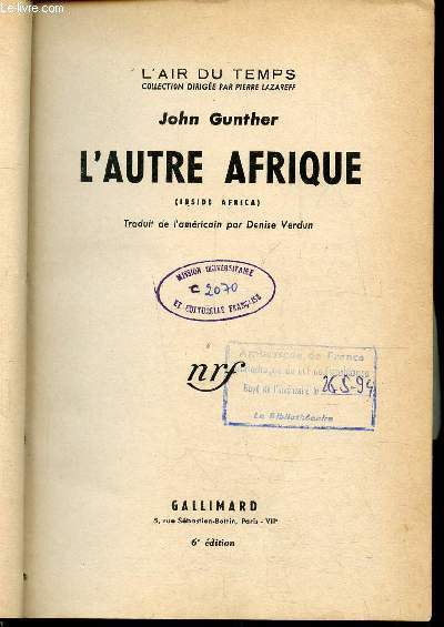 L'AUTRE AFRIQUE