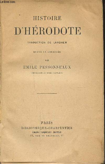 HISTOIRE D'HERODOTE