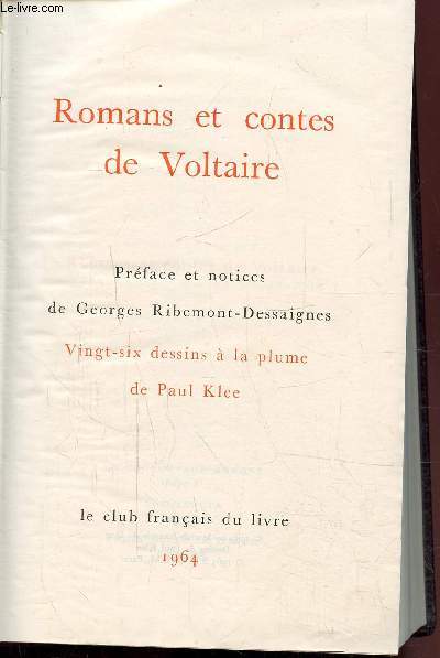 ROMANS ET CONTES