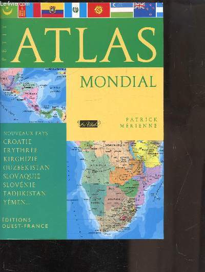 PETIT ATLAS MONDIAL - NOUVEAUX PAYS - CROATIE-ERYTHREE-KIRGHIZIE-OUZBEKISTAN-SLOVAQUI-SLOVENIE-TADJIKISTAN-YEMEN