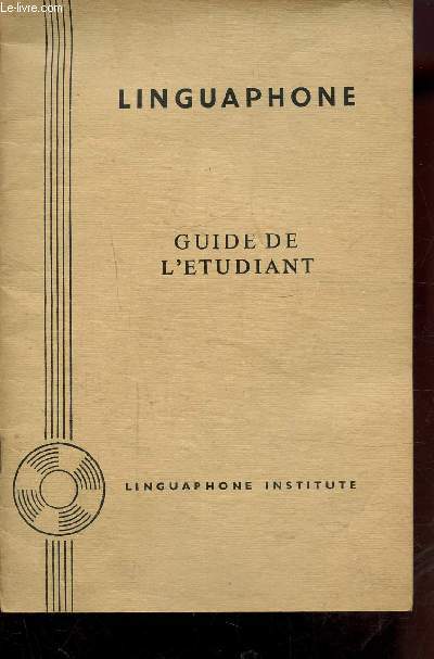 LINGUAPHONE - GUIDE DE L'ETUDIANT