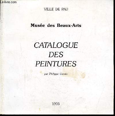 MUSEE DES BEAUX-ARTS - CATALOGUE DES PEINTURES
