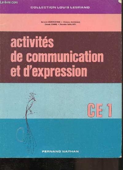 ACTIVITES DE COMMUNICATION ET D'EXPRESSION CE1