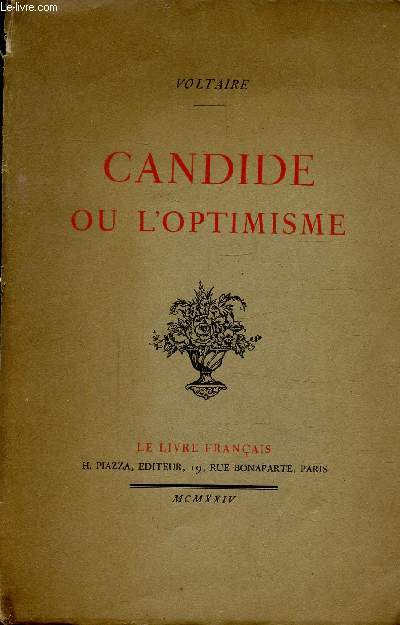 CANDIDE OU L'OPTIMISME