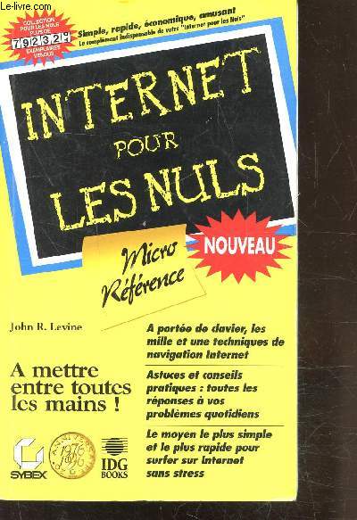 INTERNET POUR LES NULS - MICRO REFERENCE -