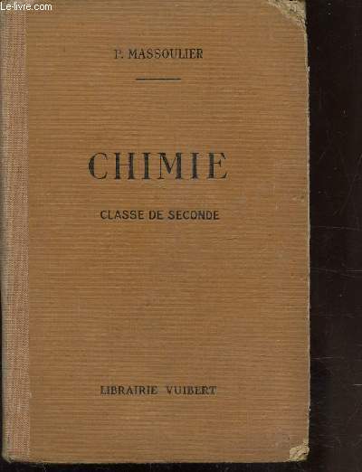 CHIMIE - CLASSE DE SECONDE A, A' et B