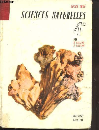 SCIENCES NATURELLES - 4E