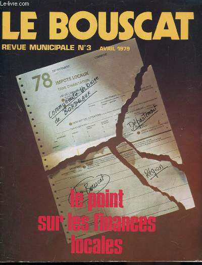 REVUE MUNICIPALE N 3 - LE BOUSCAT - 1979