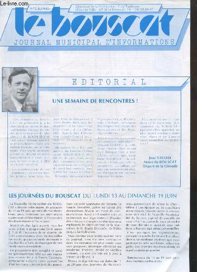 LE BOUSCAT - JOURNAL MUNICIPAL - N 2 - JUIN 1983