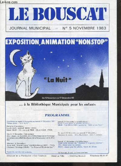 LE BOUSCAT - JOURNAL MUNICIPAL - N 5 - NOVEMBRE 1983