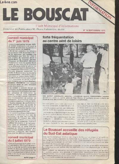 LE BOUSCAT - FLASH MUNICIPAL D'INFORMATIONS - N 19 - SEPTEMBRE 1979