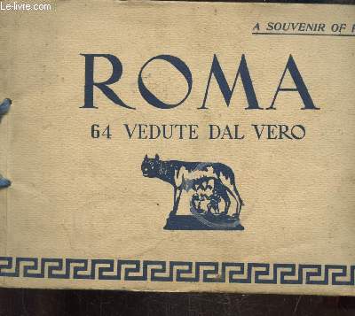 Album Di Roma- 64 Vedute Riproduzioni Fotografiche,/Album of Rome 64 Views