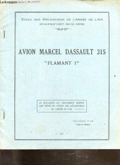 AVION MARCEL DASSAULT 315 