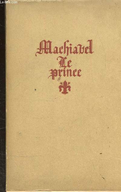 LE PRINCE - N18 COLLECTION BIBLIOTHEQUE CLASSIQUE DE CLUNY