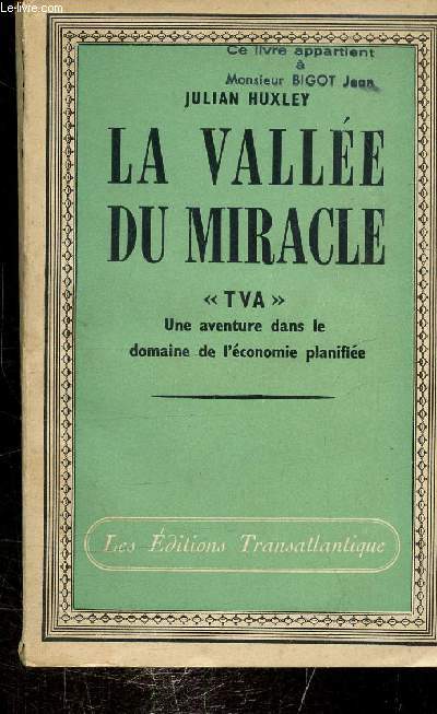 LA VALLEE DU MIRACLE - 