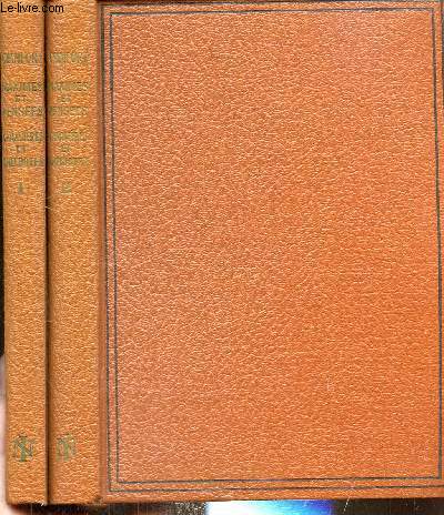 PRODUITS DE LA CIVILISATION PERFECTIONNEE - MAXIMES ET PENSEES CARACTERES ET ANECDOTES - EN DEUX TOMES - TOMES 1 + 2 .